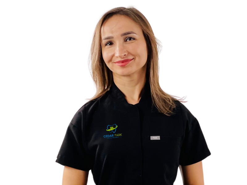 Dr. Regina Yunusov - Lead Dentist and Oral Surgeon at Cedar Park Dental Wellness, specializing in wisdom teeth removal and sedation dentistry